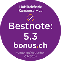Bestnote Kundenservice 5.3 Quickline