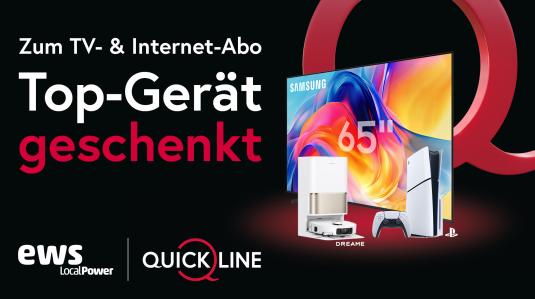 Quickline Kampagne Internet- & TV Kampagne